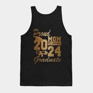 Proud Mom of a 2024 Graduate Class of 2024 Graduation Tank Top